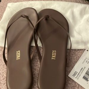 COPY - TKEES sandals soft brown size 38 dust bag new the price is already marked